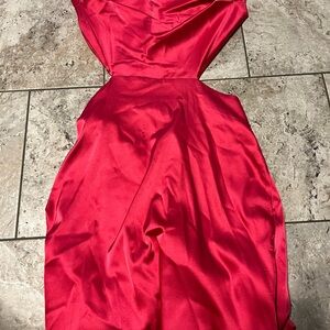 Elegant Red Evening Dress